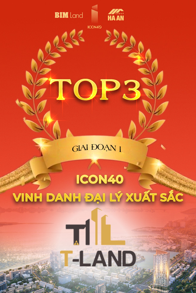 T-land được vinh danh Top 3 đại lý xuất sắc giai đoạn 1 dự án Icon40